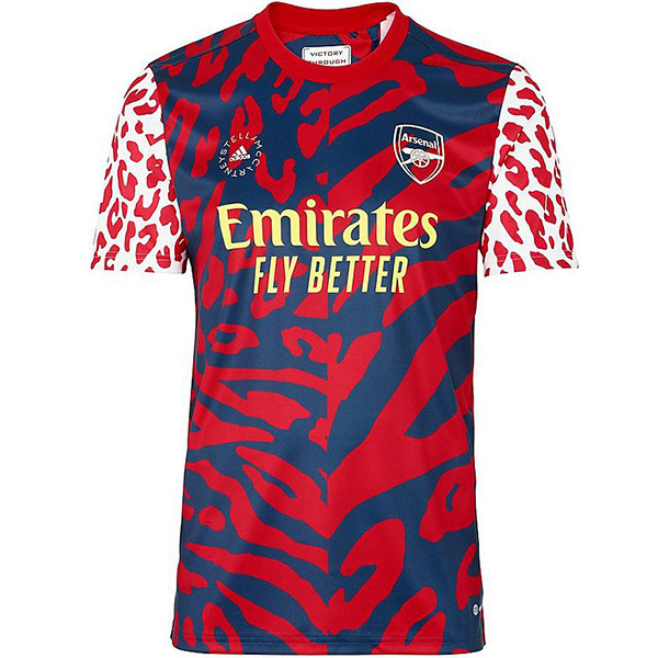 Arsenal x addas by Stella McCartney unisex shirt training soccer jersey men's red sportswear football top shirt 2022-2023